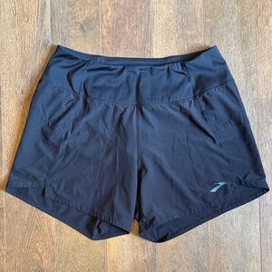 BROOKS Black Running Shorts